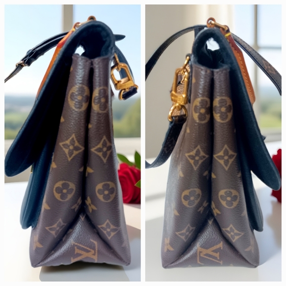 Louis Vuitton Marignan Monogram Canvas Grained Leather Bag ✨ PRISTINE CONDITION - Picture 10 of 16